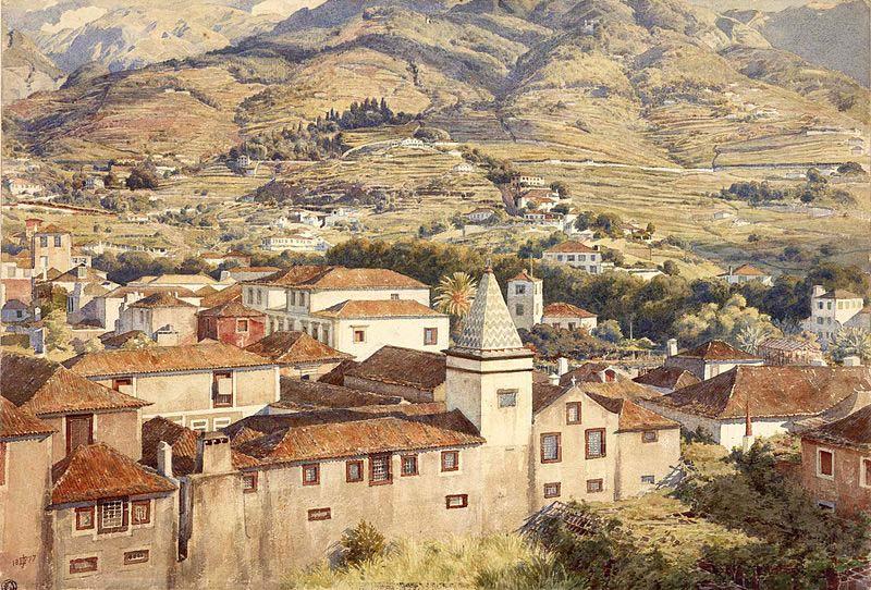 Sir Edward john poynter,bt.,P.R.A Funchal, Morning Sun